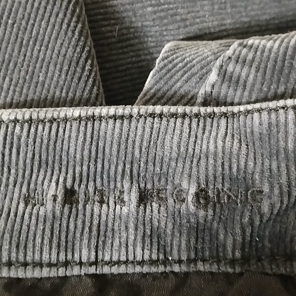 American Eagle Pants Size 12 Corduroy High Rise Jegging Gray Storm Super Stretch - Picture 8 of 10